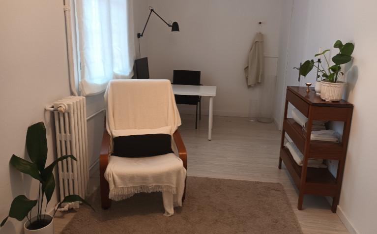 Sala para terapia o masajes